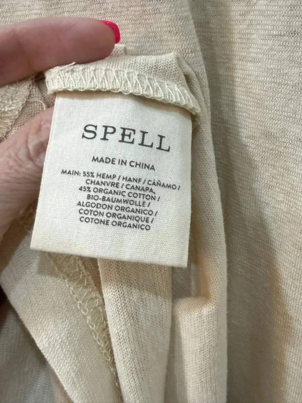 Spell EUC Homecoming Oversized Biker Tee n Size S